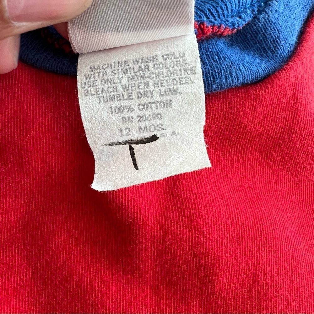 Y2K colorblock onesie 12M - Picture 4 of 4